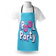 Cartoon Lettering Apron