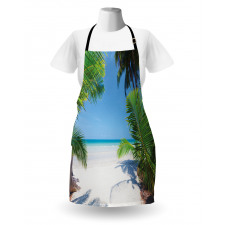 Palm Leaf Tropical Beach Apron