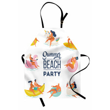 Doodle Summer Having Fun Apron