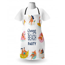 Doodle Summer Having Fun Apron