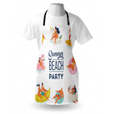 Doodle Summer Having Fun Apron