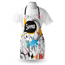 Summer Items Pictogram Apron