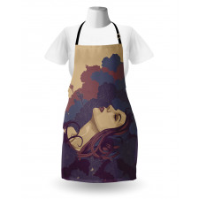 Abstract Floral Art Woman Apron