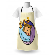 Beauty Sleeping Woman Pop Art Apron