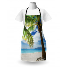 Sandy Beach Sunny Apron