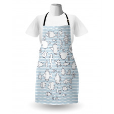 Nursery Underwater Life Apron