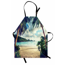 Summer Vintage Tropical Apron