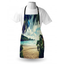 Summer Vintage Tropical Apron