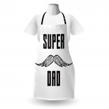 Super Dad with Mustache Apron