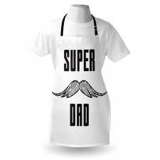 Super Dad with Mustache Apron