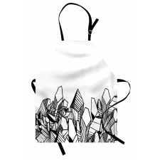 Hatched Crystals Drawing Apron