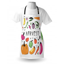 Drawing Fresh Food Apron