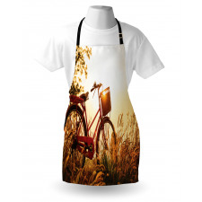 Bike in Sepia Tones Rural Apron