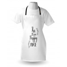 This is My Happy Place Text Apron