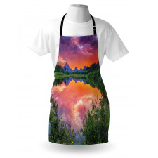 Sunset Reflection River Apron