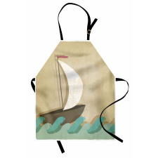 Seagulls Boating Marine Apron