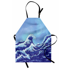 Big Tsunami Ocean Nature Apron