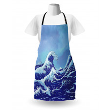 Big Tsunami Ocean Nature Apron