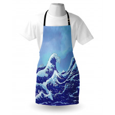 Big Tsunami Ocean Nature Apron