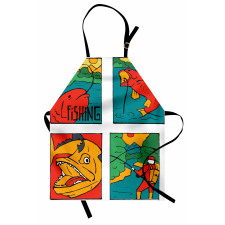 Fisherman Caricature Apron