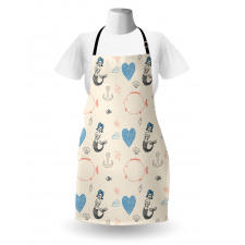 Balloon Fish Hearts Apron