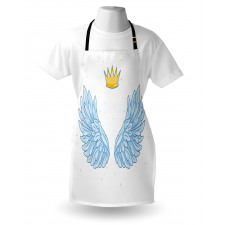 Angel Wings and Crown Above Apron