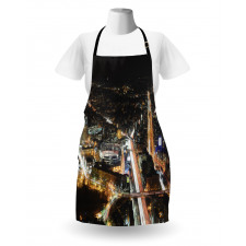 Skyline at Night City Apron