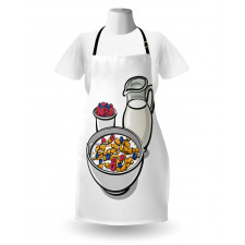 Healthy Breakfast Cartoon Apron