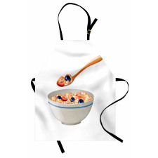 Spoon and Bowl of Porridge Apron