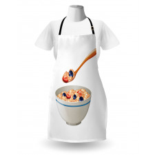 Spoon and Bowl of Porridge Apron