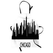 Chicago Line Silhouette Apron