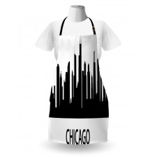 Chicago Line Silhouette Apron