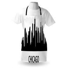 Chicago Line Silhouette Apron