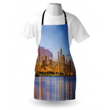 Night Panorama Skyline Apron