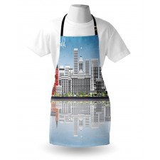 Modern Springfield Skyline Apron