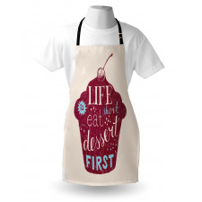 Sketchy Cherry Top Cupcake Apron