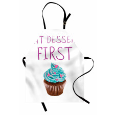 Dessert Cupcake Doodle Apron