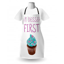 Dessert Cupcake Doodle Apron