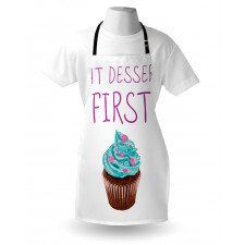 Dessert Cupcake Doodle Apron