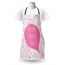 Eat Your Candies First Apron