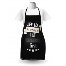 Life is Uncertain Food Themed Apron