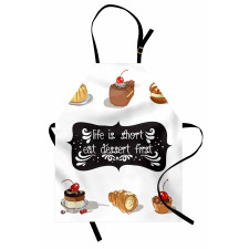 Various Dessert Doodle Apron