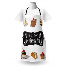 Various Dessert Doodle Apron