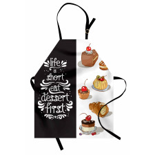 Eat Dessert First Patisserie Apron