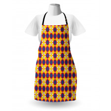 Overlapping Vivid Rounds Apron