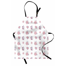 Abstract Simple Floral Art Apron