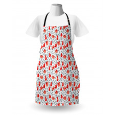 Leaves Happy Birds and Pears Apron