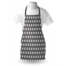 Modern Futuristic Motif Apron