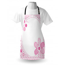 Girly with Flower Sweetheart Apron