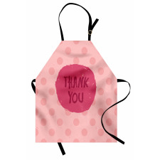 Thank You Wording Apron